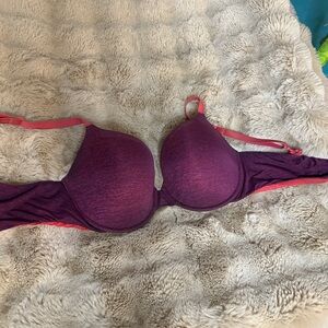 Victoria's Secret Red and Pink Bra